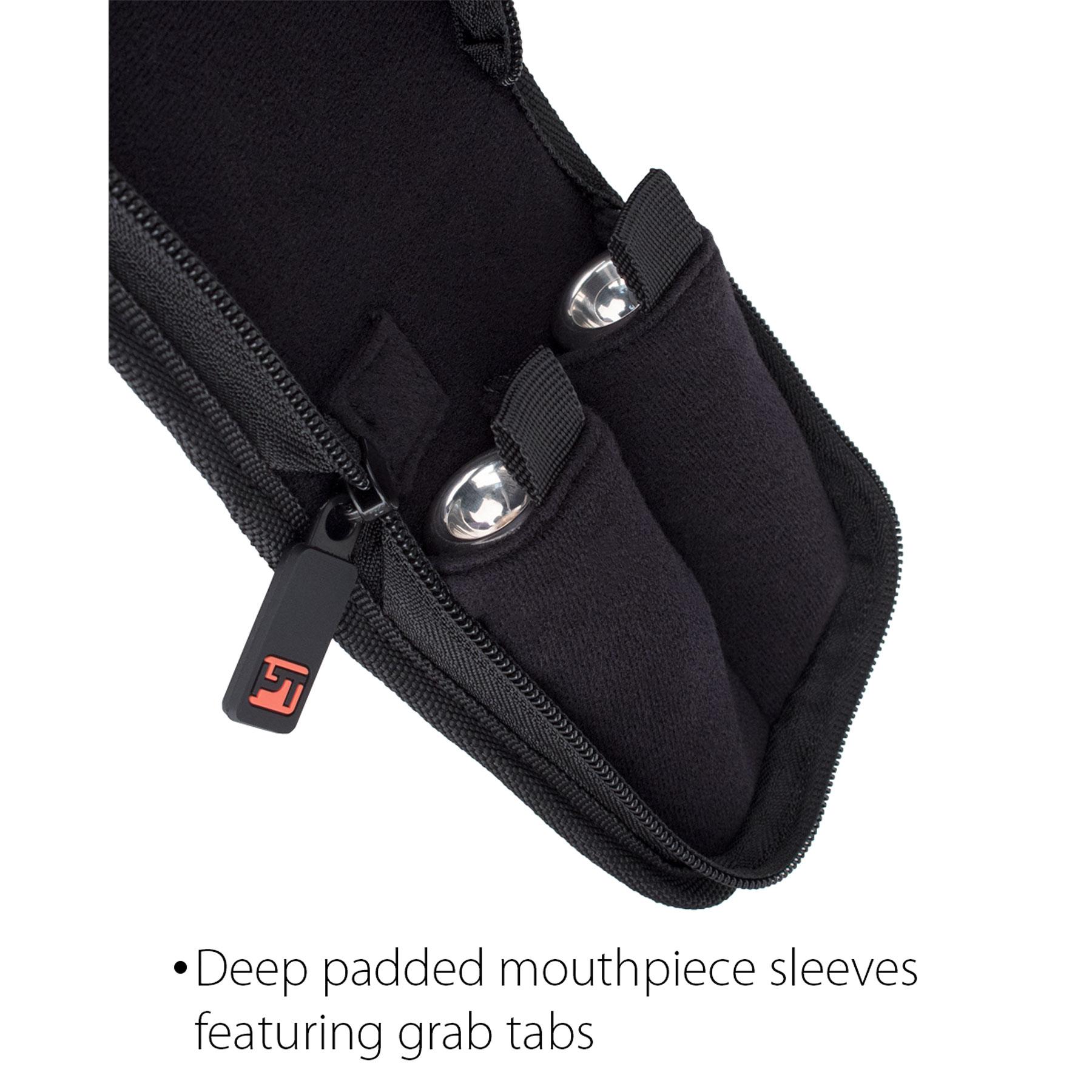 Trumpet Mouthpiece Pouch - Nylon With Zipper Closure, 2-Piece | Protec